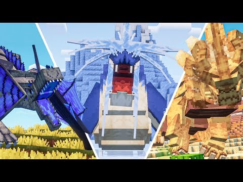 MONSTER HUNTER en MINECRAFT - Monster Expansion MOD REVIEW