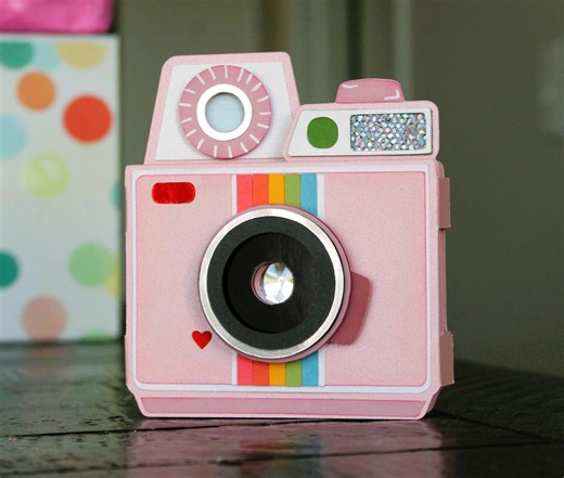 Camera Box Card SVG - Etsy