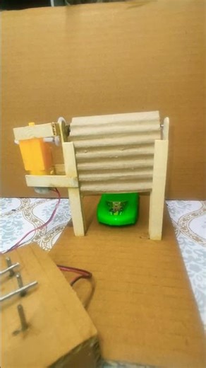 How to make Automatic Garage Door for Car Parking | DIY DC Motor Project#diy#viral #shorts #trending