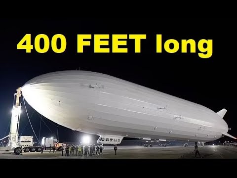World's largest airship is unveiled measures 400 FEET long (The Pathfinder 1 )