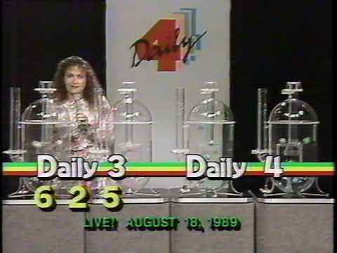 West Virginia Lottery Daily 3 & Daily 4 (August 18, 1989)