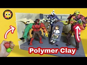 How to make BEN 10 's villain using Clay tutorial | Vilgax snatched the Omnitrix !