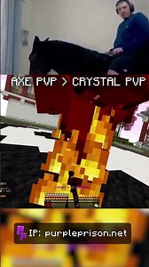 Minecraft PvP is easy! IP: purpleprison.net #minecraft #gaming #pvp