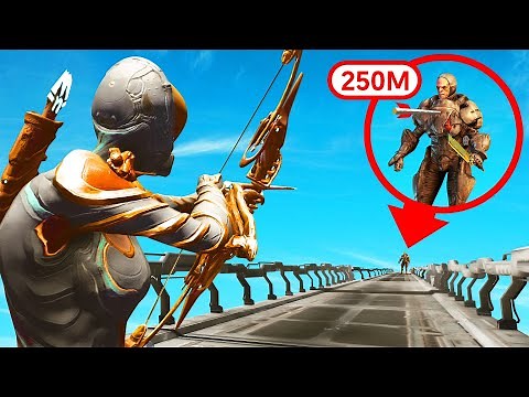 *WORLD RECORD* BOW And ARROW SHOT In WARFRAME!