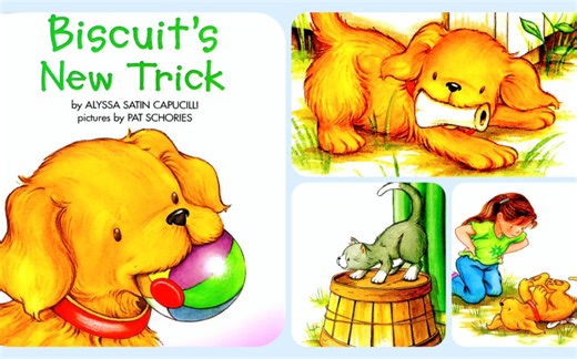 Biscuit's New Trick《小饼干的新技能》英文绘本阅读