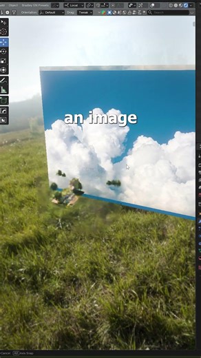 How i make clouds in blender