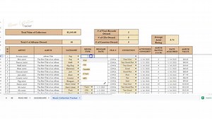 Music Collection Tracker Excel Spreadsheet, Music Tracker Google Sheets, Vinyl Collection, Record Collection, CD Collection, Digital Library - Etsy