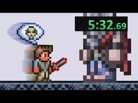Terraria 1.4.5 - Skeletron% in 5:32 (World Record)