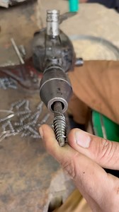 In this video I am making a simple compression spring on a drill machine by hand. This spring is made from strong wire and carefully shaped with proper technique. Watch the full video to see the complete spring making process. Support the work and don’t forget to like, share and follow! #SpringMaking #DrillMachineWork #MetalSpring #HandmadeSpring #MechanicalWork #WorkshopSkills #EngineeringCraft #DIYMetalWork #PakistanWorkshop #LatheAndDrillWor | Crafting expert