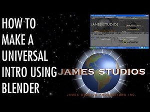 Universal Intro Done In Blender (Iceluciario2012 style) Tutorial