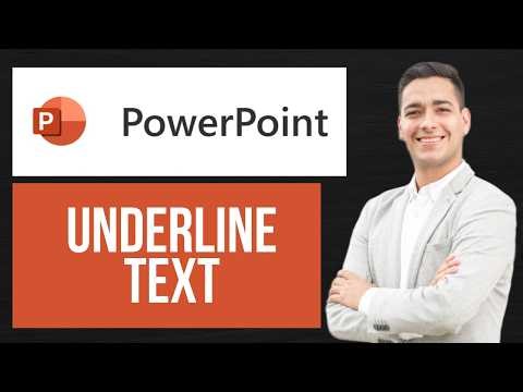 How to Underline Text in Microsoft PowerPoint | Edit & Format Texts