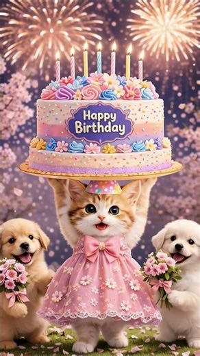 Heart Melting Birthday Wishes from Adorable Pets 🎂🐾