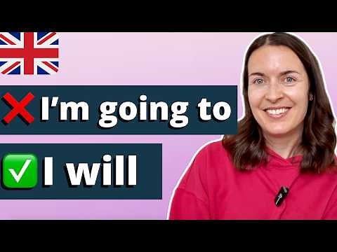 WILL and GOING TO: what is the difference in English? | English grammar lesson