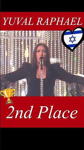 🇮🇱YUVAL RAPHAEL 2ND PLACE🥈🏆#israel #unitedbymusic #eurovision2025 #eurovisionwinner #newdaywillrise