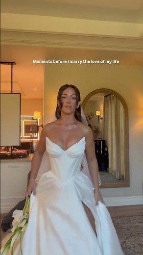 One last fit check before becoming a wife #wedding #weddingday #weddingdress #explorepage #bridal