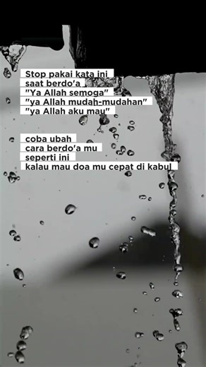 Banyak orang berdoa dengan kata