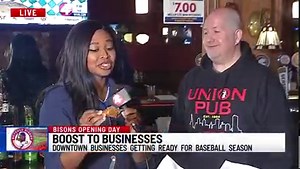 2.5K views · 42 reactions | ⚾ The return of Bisons baseball means a big boom in business for nearby restaurants! News 4's Jhas Williams is at the Union Pub this morning!  | News 4 WIVB Buffalo | Facebook
