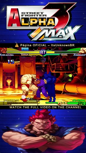 Shin Akuma's Perfect Domination in Street Fighter Alpha 3 Max💀