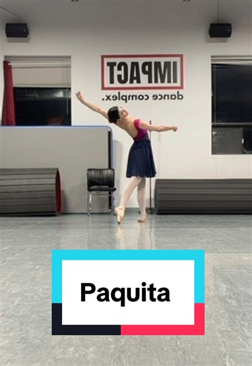 I’m surprised I could do this cambré at all to be honest #balletvariation #enpointe #ballettok #adultballet #paquita