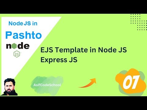 07 EJS Template in Express js Node js | toturial in pashto