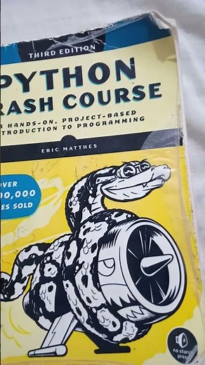 Python crash course book ( Eric Matthes) #coding #pythonforbeginners #virashorts #shorts #youtube