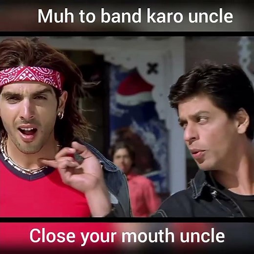 MUH TO BAND KARO UNCLE |#meme #template #memetemplate #sharukhkhan