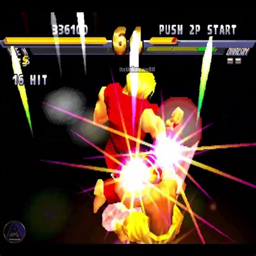 Ken's Insane Combo #StreetFighterEx2 #SFEX2 #supercombo