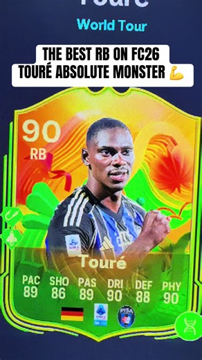 IS THIS THE BEST RB EVO ON FC26… TOURÉ MONSTER EVOLUTION 💪 #FC26 #EAFC26 #FUT26 #EAFC #EVO