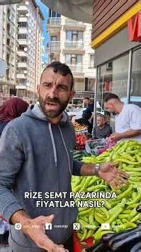 Rize market vendors asked about prices: There is a 20-30 percent increase compared to last year