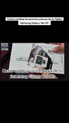 Cómo cambiar la memoria en Samsung Galaxy Tab A9
