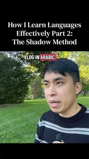 How I Learn Languages Effectively part 2: The Shadow Method