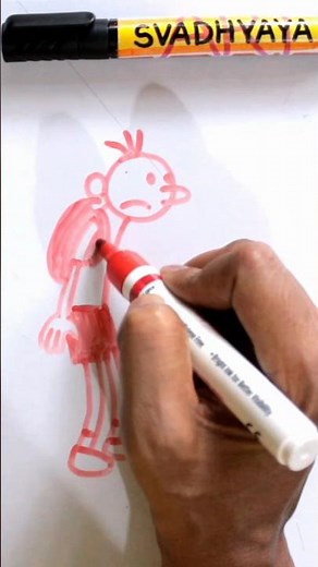 how to draw wimpy kid 😊 diary of a wimpy kid #drawingforkids #howtodraw #easydrawing #drawinglesson