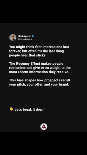 Recency Effect: Why The Last Thing Matters Most