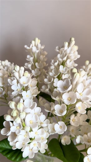 Creating Beautiful Clay Lilacs for Weddings