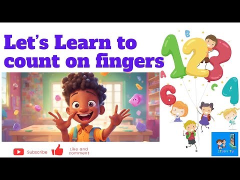 Learn to Count on Fingers! Fun & Easy! By StudyTV.
