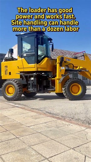 One loader can replace multiple workers; it gets the job done very quickly. #loader #wheelloader