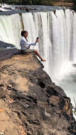Exploring Lumangwe Waterfalls in Zambia
