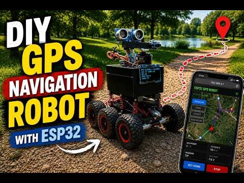 DIY GPS Navigation Robot with ESP32 (Autonomous Waypoints)