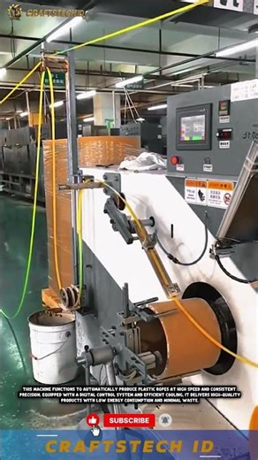 **Innovation in Automatic Industrial Plastic Rope Making Machines** #industrialtechnology #tech