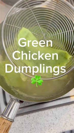 Green Chicken Dumpling