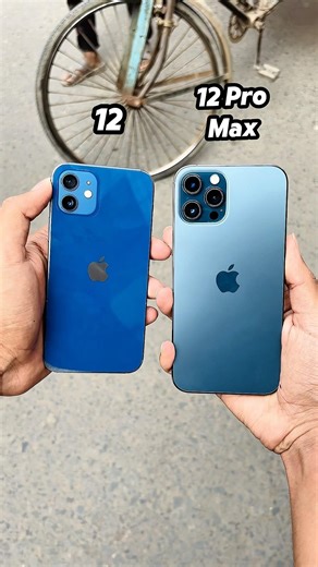 iPhone 12 Vs iPhone 12 Pro Max || Camera Zoom Test! #shorts
