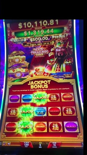 Magic Treasures Gold $10 bet🔥 DOUBLE BONUS — did they bless us again?