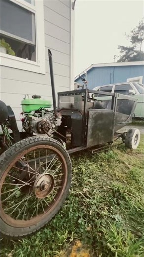 Mini rat rod getting closer‼️ #ratrod #diy #hotrod #gokart