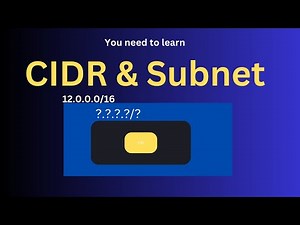 IPv4 CIDR & Subnetting for Absolute Beginners | Easy Networking Guide