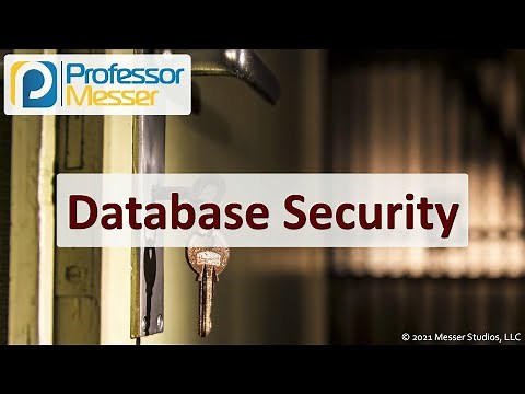 Database Security - SY0-601 CompTIA Security+ : 3.2