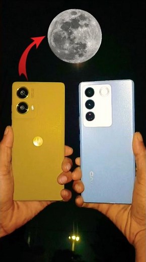 Motorola G85 5G🆚Vivo V27 5G⚡Moon Zoom 🌙#trendingshorts #viralshorts #motog85 #vivov27 #shorts #tech