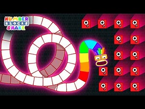 Numberblock Snake 100 ESCAPEs the Hardest Maze Mayhem