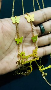 12 reactions | Name Brecelet /Nacklace /Name Finger Ring/Name KeyRng殺 Offer Offer ‼️ 25 % Discount Offer ‼️ Full Cash On Delivery  Wirh Gift Box  Offer End 28 Feb 梁 Name Locket/Brecelet/Ring/Key Ring Available Colour Golden/Silver Available ❤️ Home Delivery Charge  ★Dhaka 80 Tk ★OutSide Dhaka 120 Tk ◾ Delivery Time 5-7 Days  ◾ 2 Years Colour Replacement Guarantee  Chain & Chamical Import From China  | Smile Shop | Facebook