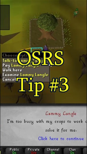OSRS Tip 3 #osrs #oldschoolrunescape #runescape
