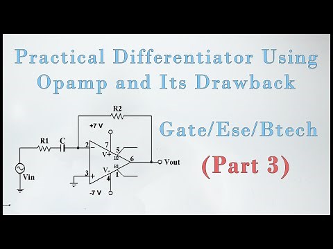 Practical Differentiator | Drawback | Opamp [Lec 17]